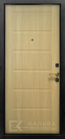 Фото №2 «Металлическая дверь венге снаружи лучи внутри дуб молочный №176»